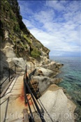 Küstenweg in der Bucht von S. Andrea (Italien, Elba) - Bay of S.Andrea (Italy, Elba)